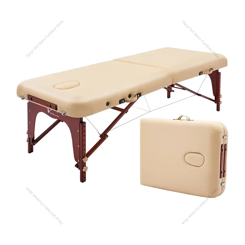 Spa Portable Face Massage Bed Lash Beauty Folding Adjust Knead Massage Table Speciality Sleep Lit Pliant Beauty Furniture