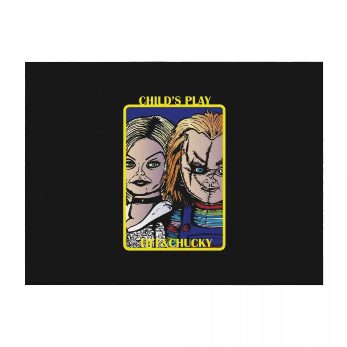 

Tiff & Chucky Throw Blanket Moving Warm christmas gifts Soft Plush Plaid Blankets