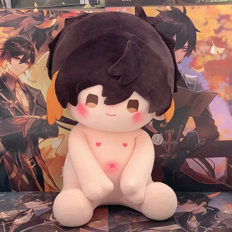 ตุ๊กตาขนฟู MIHOYO Genshin Impact ขนาด 40 ซม. ฟูริน่า โมราซ์ เซียว ของเล่น หมอนอิง ตุ๊กตา ของขวัญ น่ารัก นุ่มนิ่ม คาวาอี้