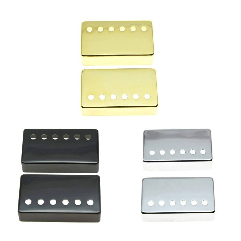 

Set of 2 Humbucker Guitar Pickup Cover Humbucker Pickup Covers 50mm/ 52mm Pole