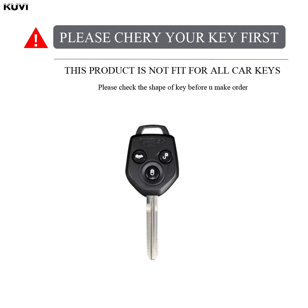 NEW TPU Car Key Case Fob Cover For Subaru 2008-2023 Crosstrek Forester Impreza Legacy Outback Tribeca WRX STI Crosstrek Ascent view 2