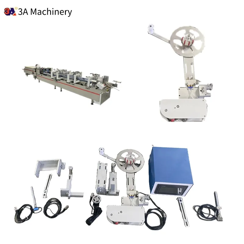 CQT-DSA1 PLC Program Control System Automatic Double-sided Adhesive Pasting Machine Folder Gluer Small Box Folding Machine