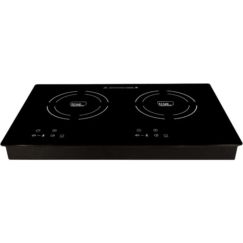 TI-2B 23 in. Dual Element Black Induction Glass-Ceramic Cooktop 1750W 858UL Cert.