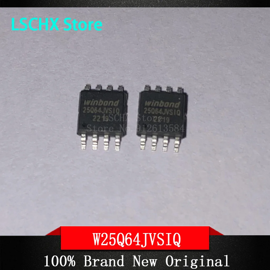 10Pcs W25Q80DVSIG W25Q16JVSIQ W25Q32JVSIQ W25Q64JVSIQ W25Q64 SOIC-8 64Mbit SPI FLASH W25Q16JVSIQ