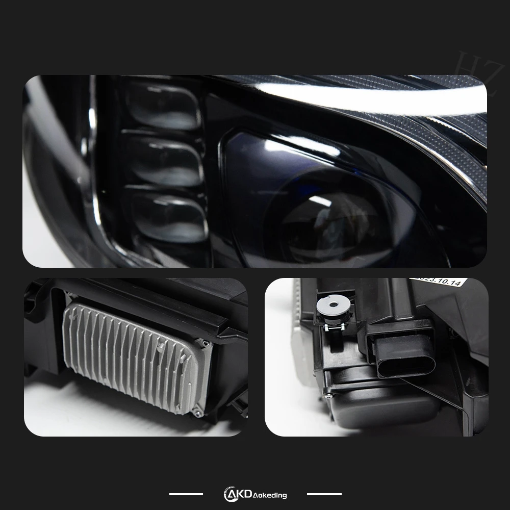 Head Lamp For Car BENZ W222 2014-2019 W223 Headlights Fog Lights Day Running Light DRL H7 LED Bi Xenon Bulb Car Accessory