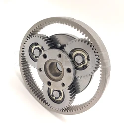 36T 38mm Planetary Gear with 70mm Clutch 93 Teeths Gear Ring for Bafang Motor E-Bike Electric Vehicle Steel Gear Replacement