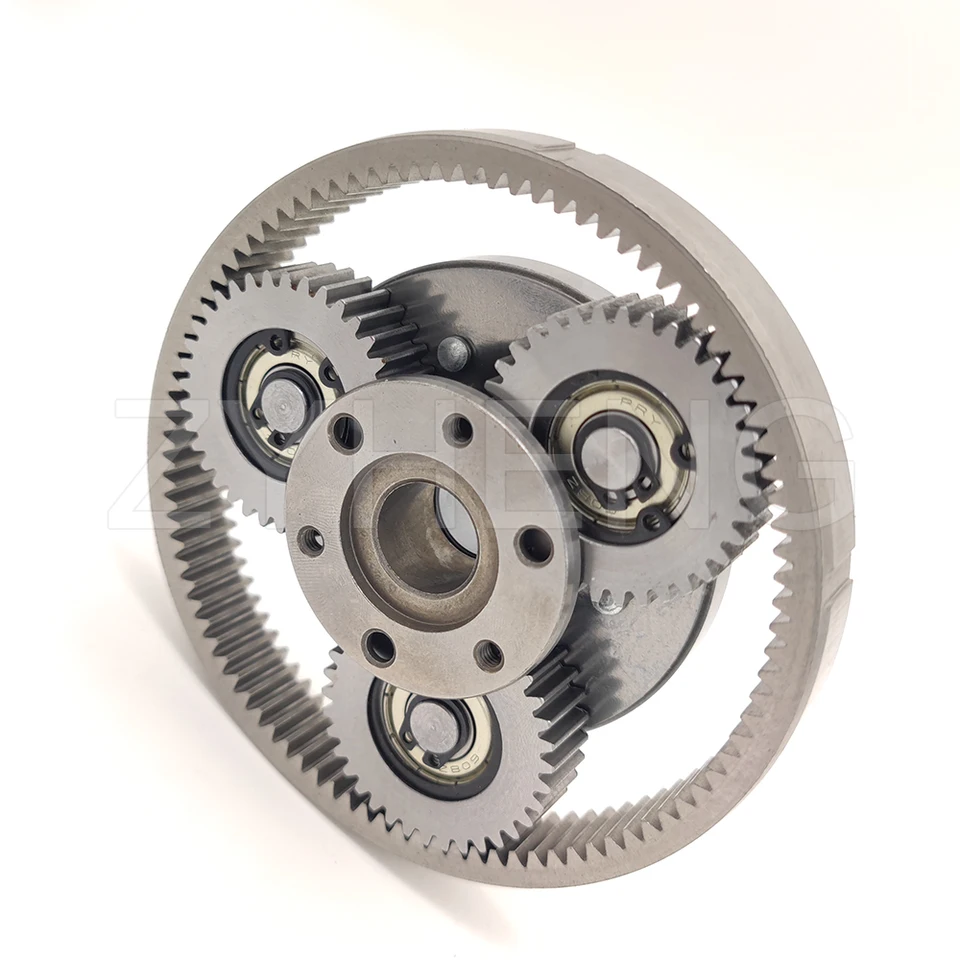 E-bike Gear Set 36T Planetary Gear With Clutch Set Solid 36 Tooths Electric Bike Gear Full Steel Gears Clutch Sun Gear 36T Parts image 4