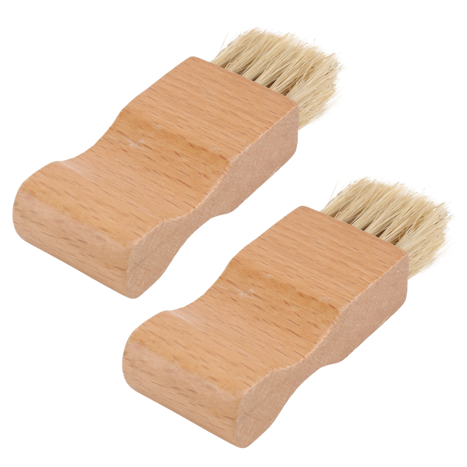 

2pcs Wooden Shoe Brush Multipurpose Shoes Cleaner Care Tool Seam Polishing Dust Remover Efficient Long Lasting Quality