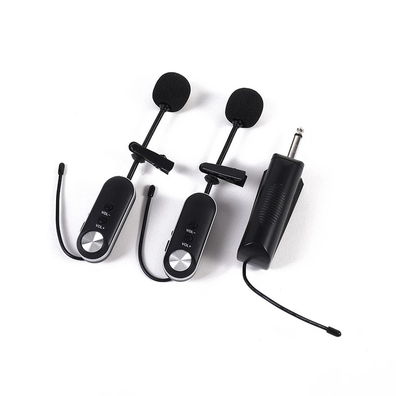 Wireless professional recording radio interview microphone, collar microphone headset