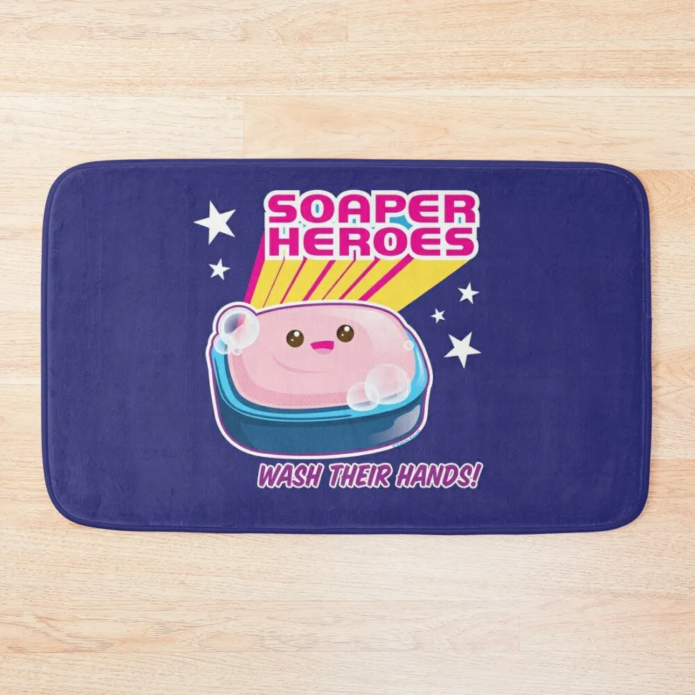 

Cute Handwashing Soap Bath Mat Carpet In The Bathroom Wc Mat