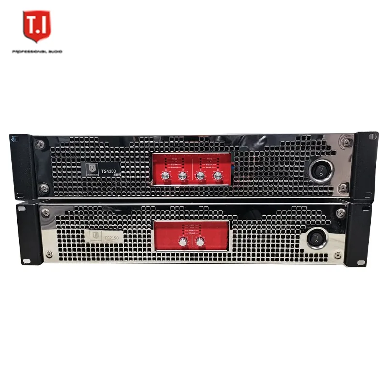 Digital Mixer & Class D Power Amplifier Set, Professional Audio Combination for Stage Music and Live Performance