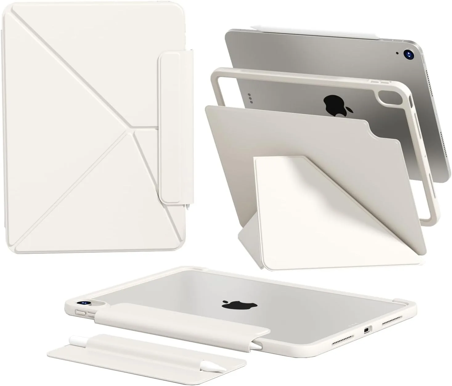 RBP 3-in-1 iPad A16 11/10th Gen Case, iPad Mini6/7, Air 11 4/5/6/7/8th, Pro 11 12.9 13 inch Cover Shockproof Independent Frame