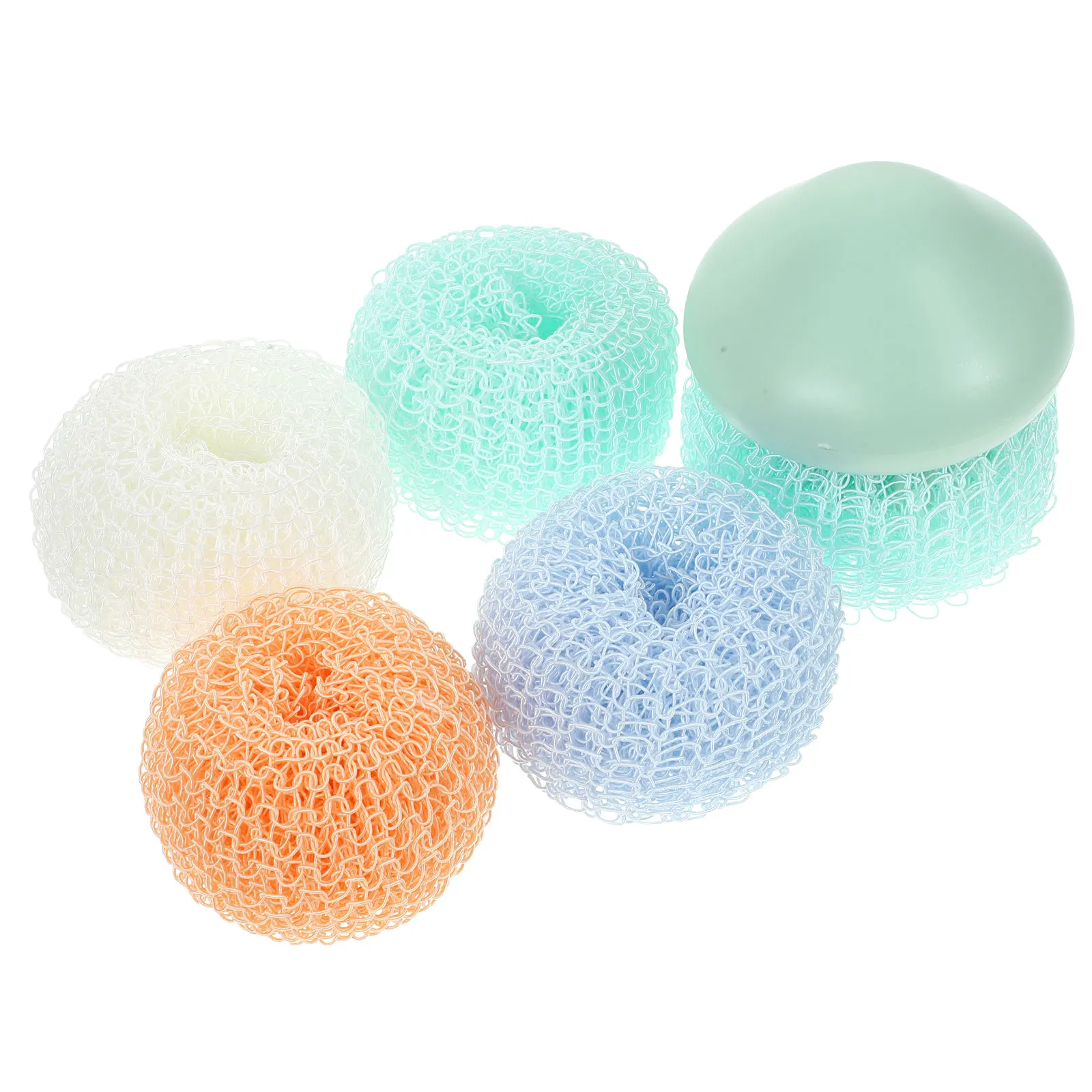 

Steel Wool Cleaning Brush Dish Refill Head Wash Scrubber Washing Scrubbers Pan Kitchen for Dishes Replacement
