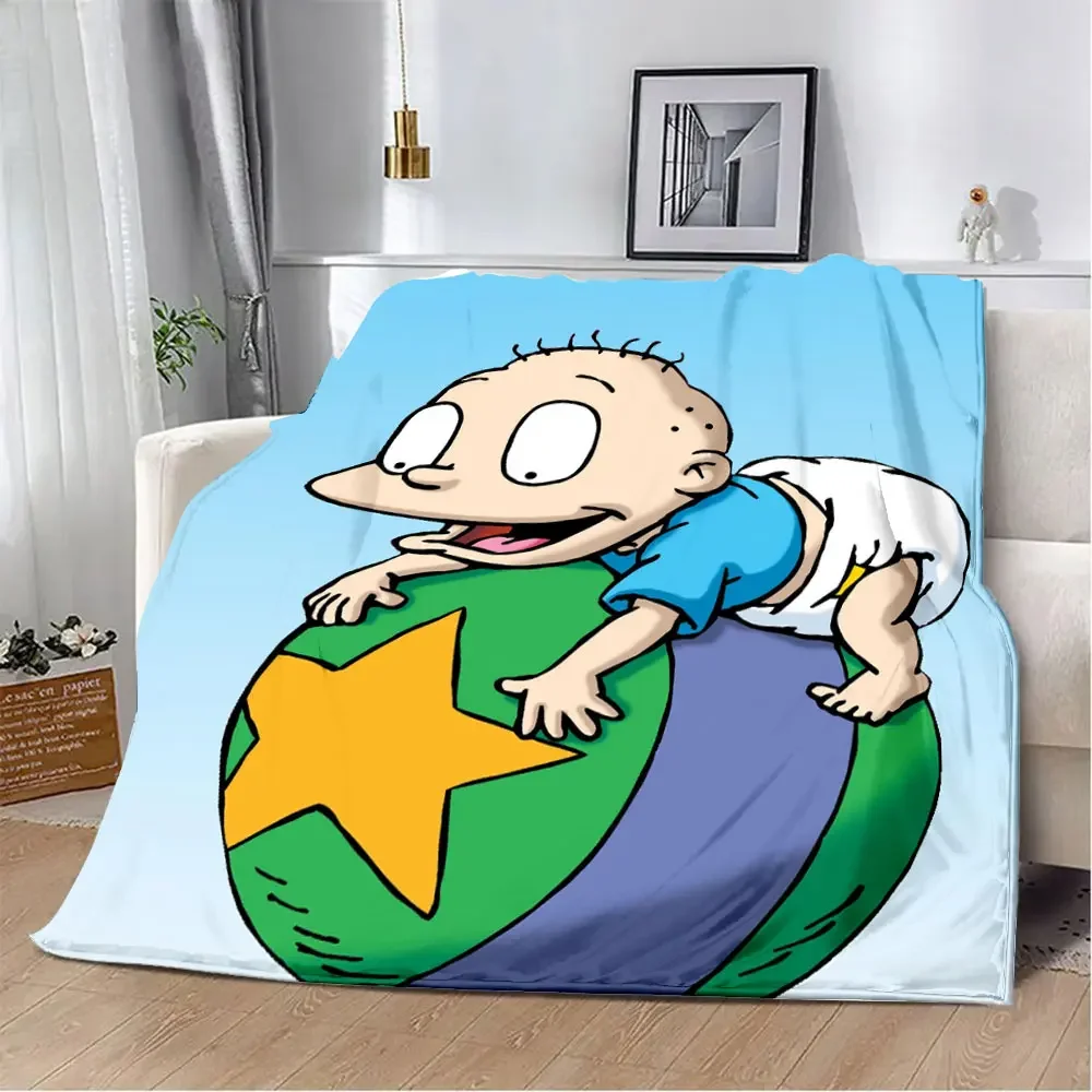 Cartoon R-Rugrats Gowild 3d Printed Blanket Picnic Blankets Warm Blanket Soft and Comfortable Blanket Home Travel Birthday Gift