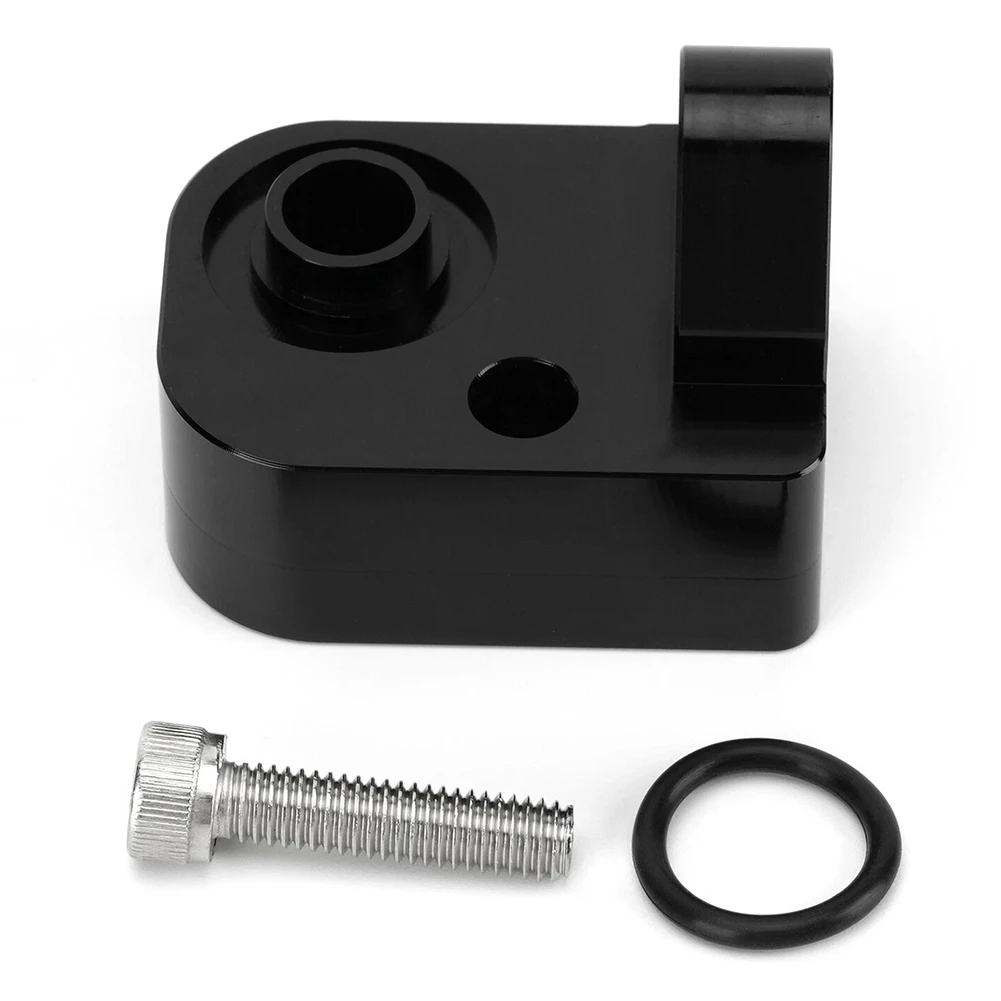 

For Chevy 6.6L Diesel 17-24 Air Intake Temperature Sensor Spacer Anti-Soot Aluminum Accesorios Para Auto Black