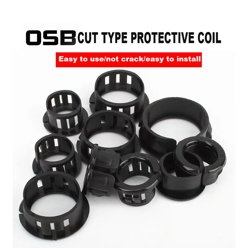 OSB Plastic Sealing Ring Gasket Cable Hole Protector Electric Wire Grommet Pass Rings Protection Plug Seal Cover Bushing Cap