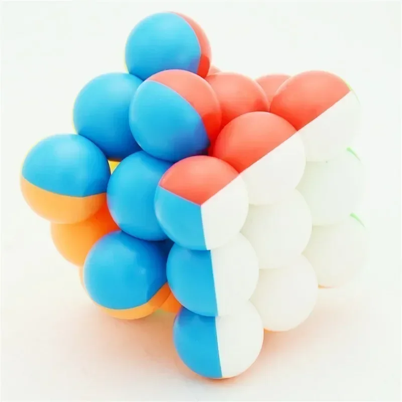 [Picube] YJ مكعبات كروية مستديرة 3x3 المكعب السحري 3x3x3 ستيكيرليس سرعة السلس كوبو ماجيكو المهنية لغز ألعاب متململة إنفينيتي