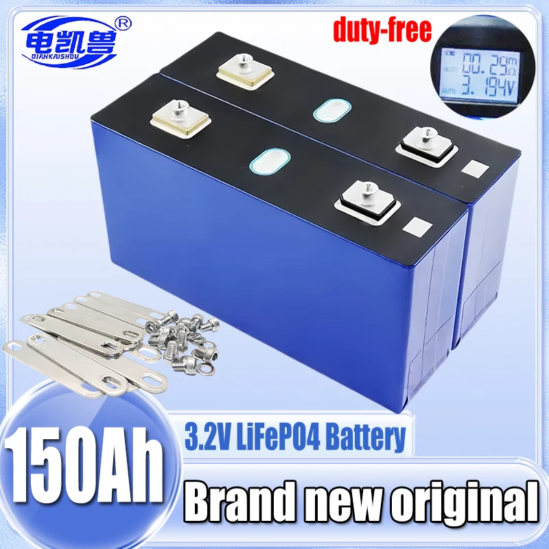 3,2 v 150ah lifepo4 akku diy 12v 24v 36v 48v 150ah klasse eine wiederauf ladbare zellen für boot