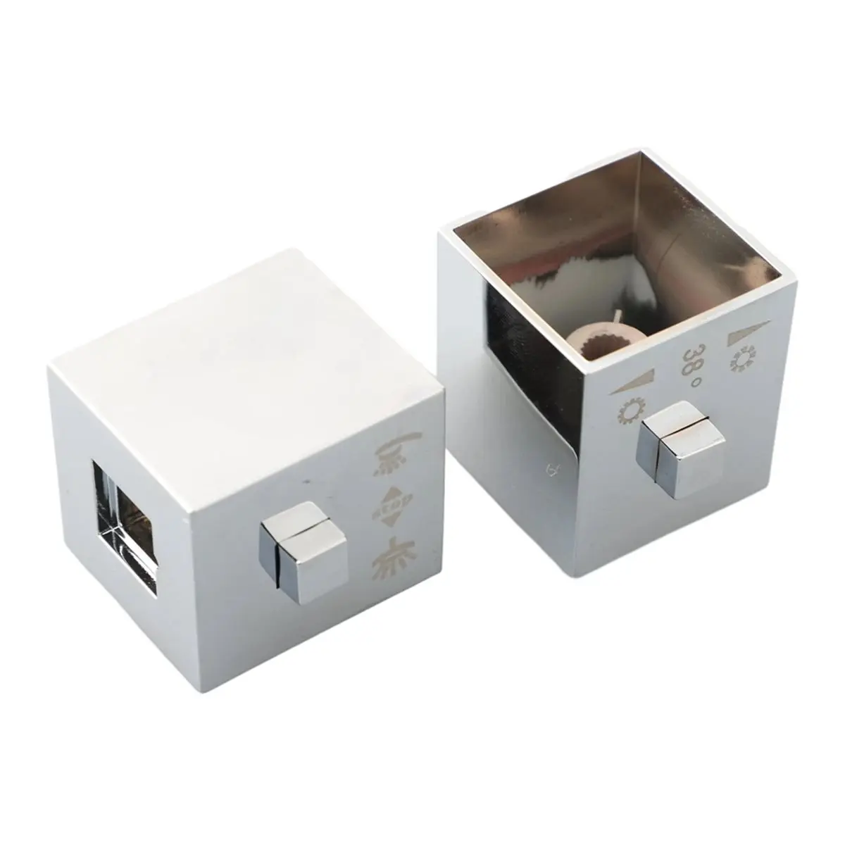 X10A 1Pair Square Shower Temperature Control Handle Knob Thermostatic Handle Brushes Bathroom Cleaning Tools Home Improvement