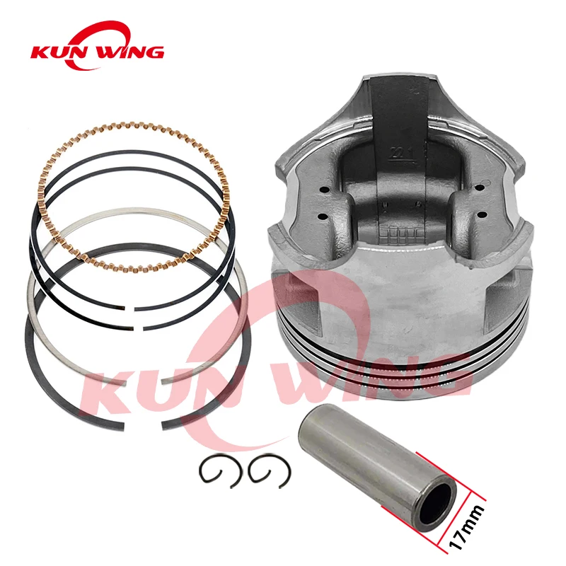 74MM Bore Piston Kit Rings for Honda ATV TRX300 TRX 300 Fourtrax 300 4X4 TRX300FW 1988-2000
