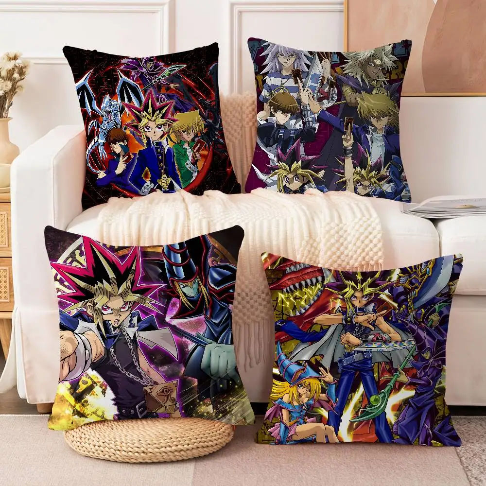 

Anime Y-Yu-Gi-Oh! Pillow Cushion Cover Pillowcase Living Room Sofa Home Decor Customized