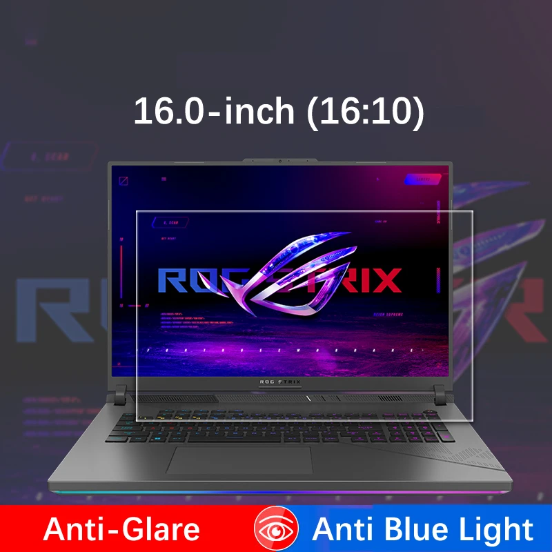

2X Anti Blue Light and Anti Glare Screen Protector Guard Cover for ASUS ROG Strix SCAR 16 (2025) G635 G635LW 16" 16:10