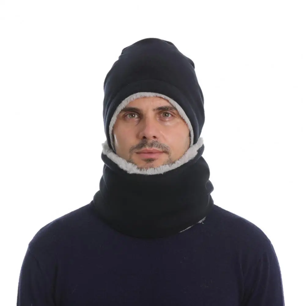 

Useful Dual Use Bib Hat Windproof Lock Temperature Stretch Winter Bib Hat Thickened Cycling Bib Hat Outdoor Supplies