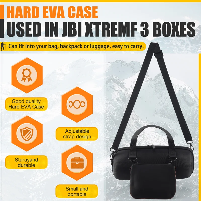 ABKI-жесткий чехол из ЭВА для Xtreme 3, дорожная коробка для хранения, защитный чехол, сумка, портативная сумка для беспроводного динамика