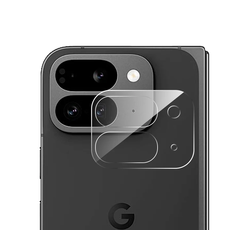 3D Black Lens Tempered Glass Pixel9ProFold 5G Case for Google Pixel 9 Pro Fold Pixel9 ProFold 5G Glass Curved Camera Protector