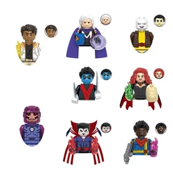 G0167Sunspot Magneto Nightcrawler Building Blocks Hero Anime Bricks Dolls Mini Action Toy Figures Assemble Blocks Children Gifts