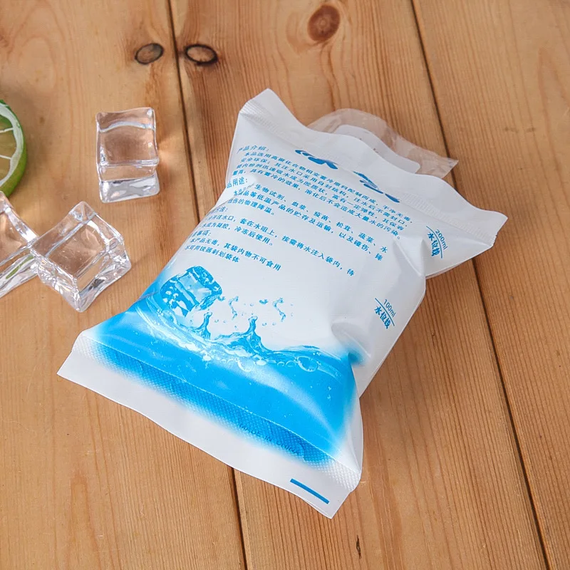 50pcs/Lot 400ML Reusable Ice Bag Essential Cooling in Summer Thermal Cooler Bag Outdoor Insulated Cold Ice Pack for Food