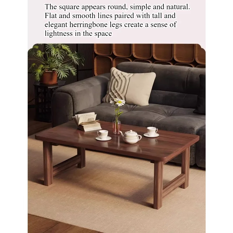 Foldable folding small table household bay window table kang table low dining table Chinese balcony tatami coffee table teatable