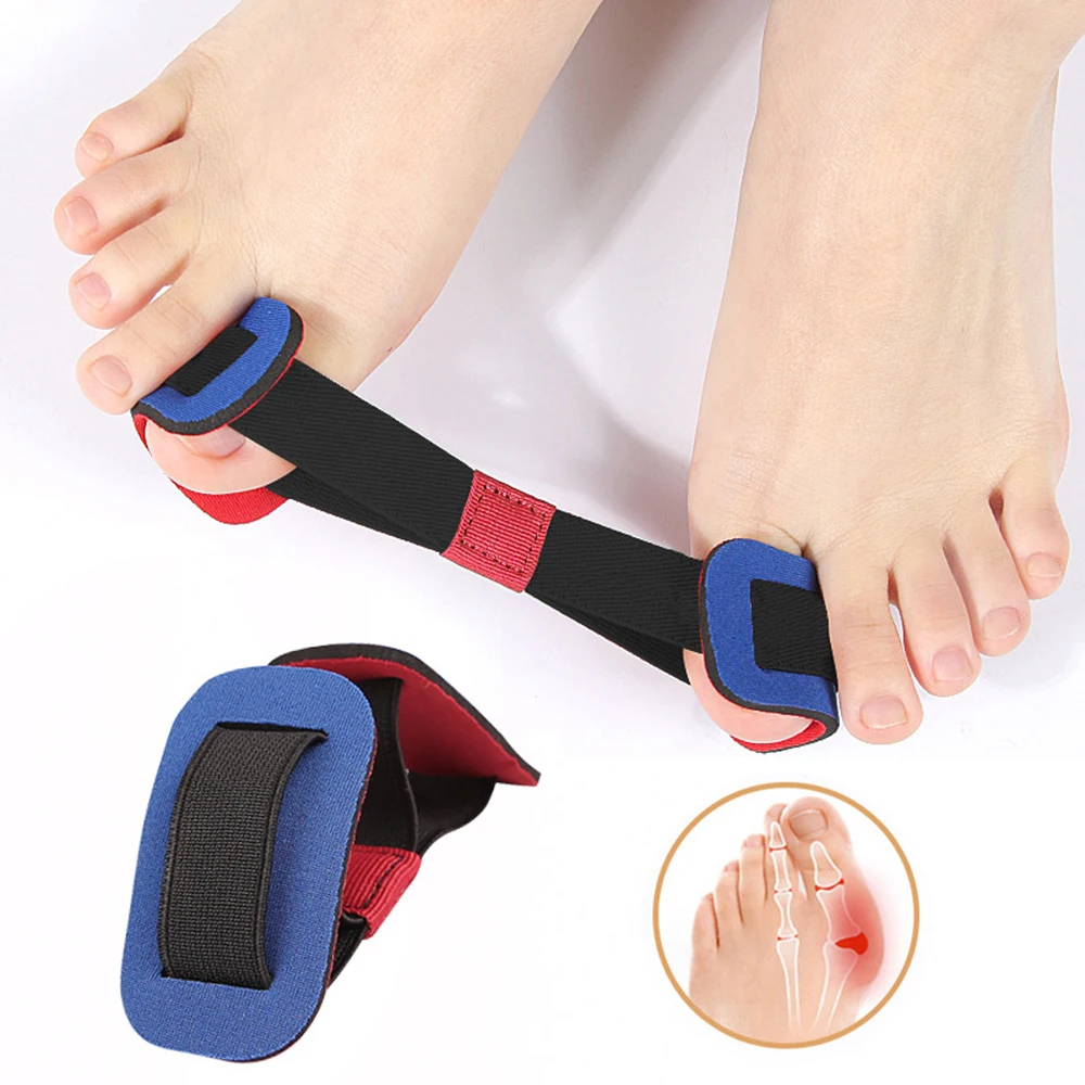 1/2/3pcs Big Toe Valgus Corrector Big Foot Bone Exercise Training Belt Toe Overlap Toe Separator Orthotic Separator Tension Band