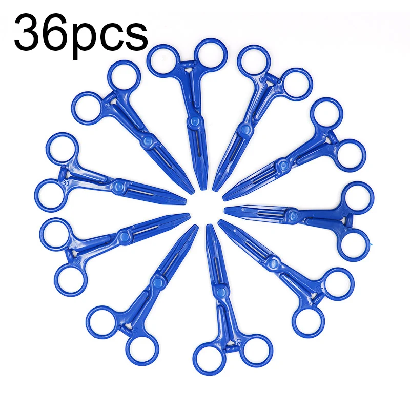 

36pcs Disposable ABS Plastic Hemostatic Forceps Surgical Forceps First Aid Tools For Nurse Care Medical Pliers