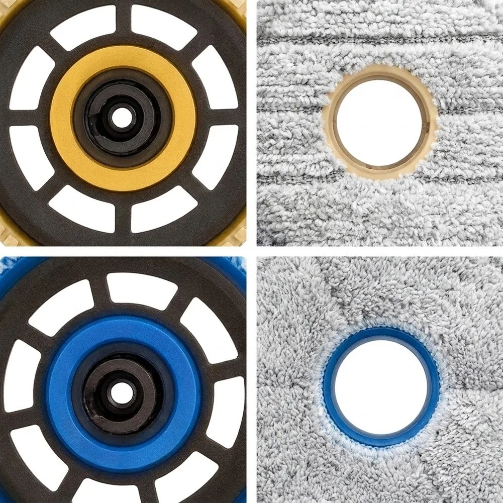 Microfiber Cloth and Holder Bundle for Dreame For Matrix 10 Ultra Robot Vacuum Cleaner with 4 Snap-Fit Holders and 4 Cloths