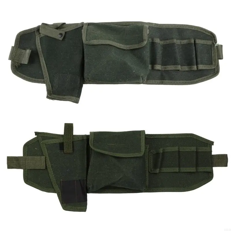 A2UD Upgraded Hammer Waist Tool Bag Electrician Carrying Pouch Waterproof Screwdriver Oganizer Adjustable Belt Storage