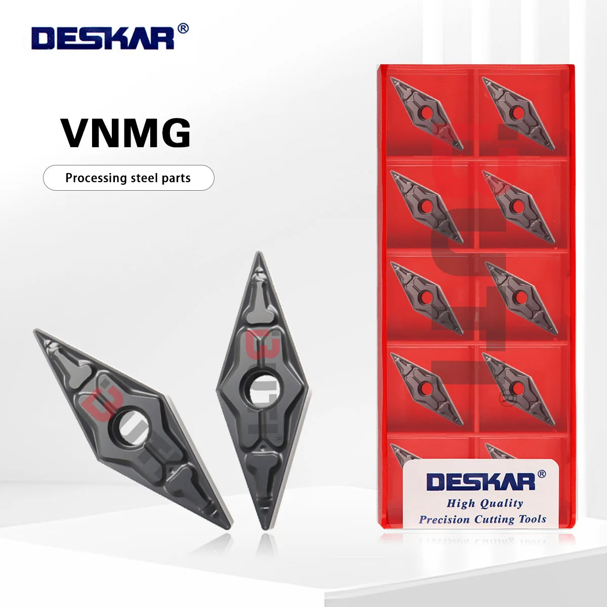 

DESKAR 100% оригинальные режущие инструменты VNMG160404-TM VNMG160408-TM VNMG160412-TM LF9118 Токарный станок с числовым программным управлением Токарный резак