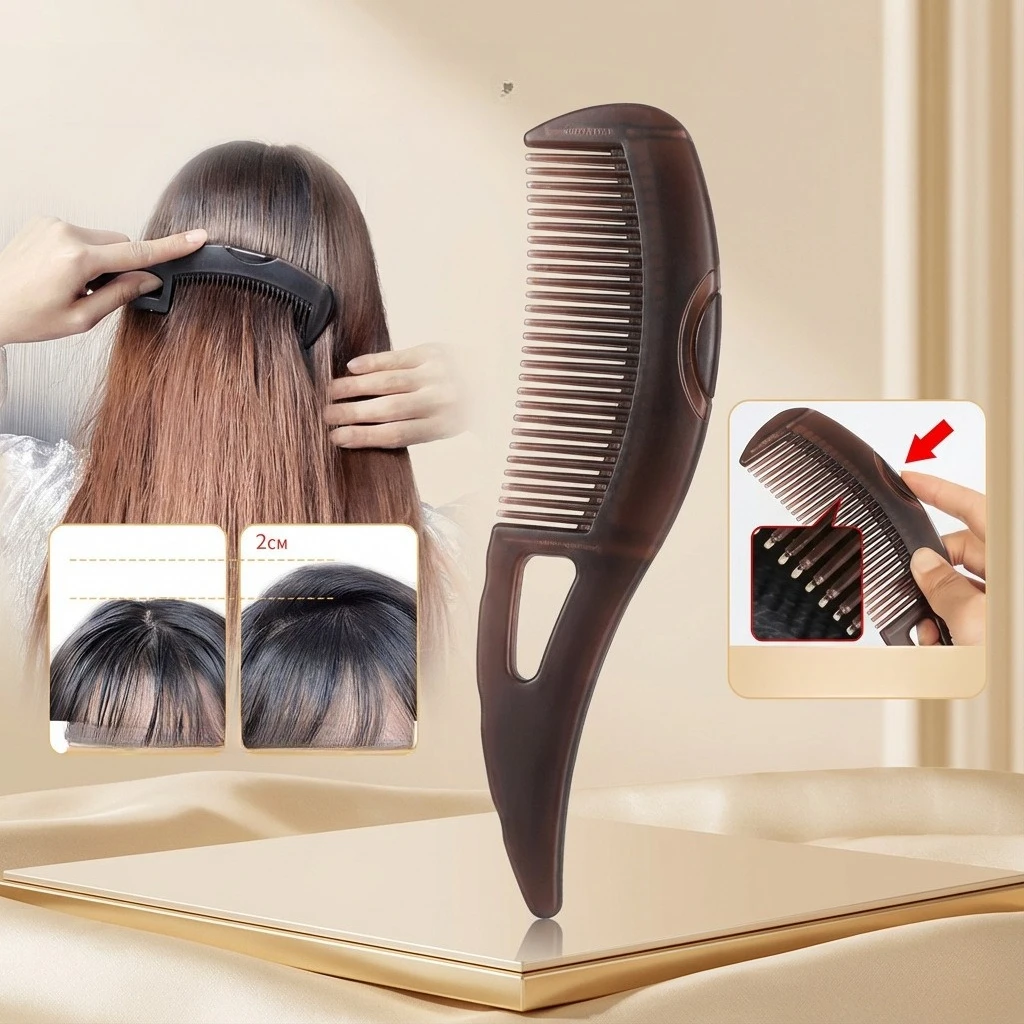 

Comb skin Hollow comb Oil hair No washing Airbag massage to remove grease Clean comb dander