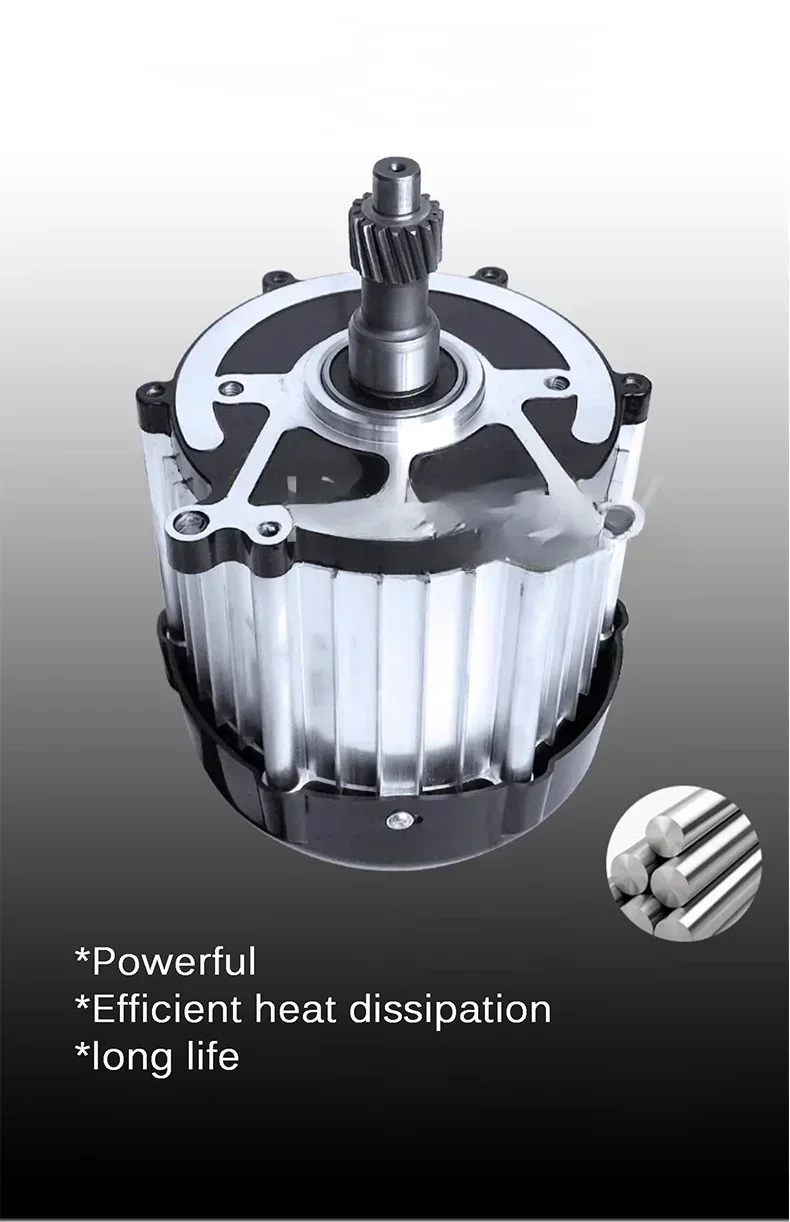 Electric Tricycle 48v 60v 72v 1500w 1800w 3200rpm 3900rpm High Speed Brushless Differential Motor