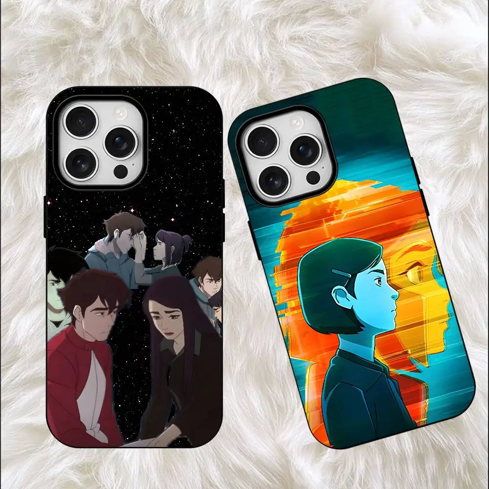 

P-Pantheon Maddie David Silicone Soft Case For iPhone 17,16,15,14,13,12,11 Pro Max For Magnetic Shell Frosted Cover