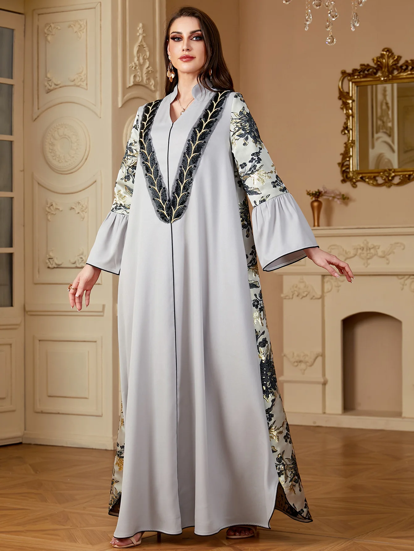 Morocco Dress Kaftan Dubai Abayas Islam Vestidos Eid Muslim Women Party Dresses Jalabiya Embroidery Ramadan Arab Long Robe 2024