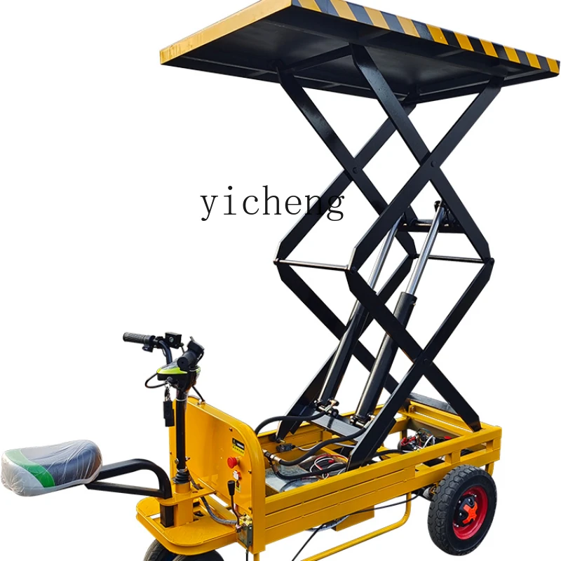 

Zc Electric Flat Truck Lift Platform Hydraulic Hand Push Trolley Truck King