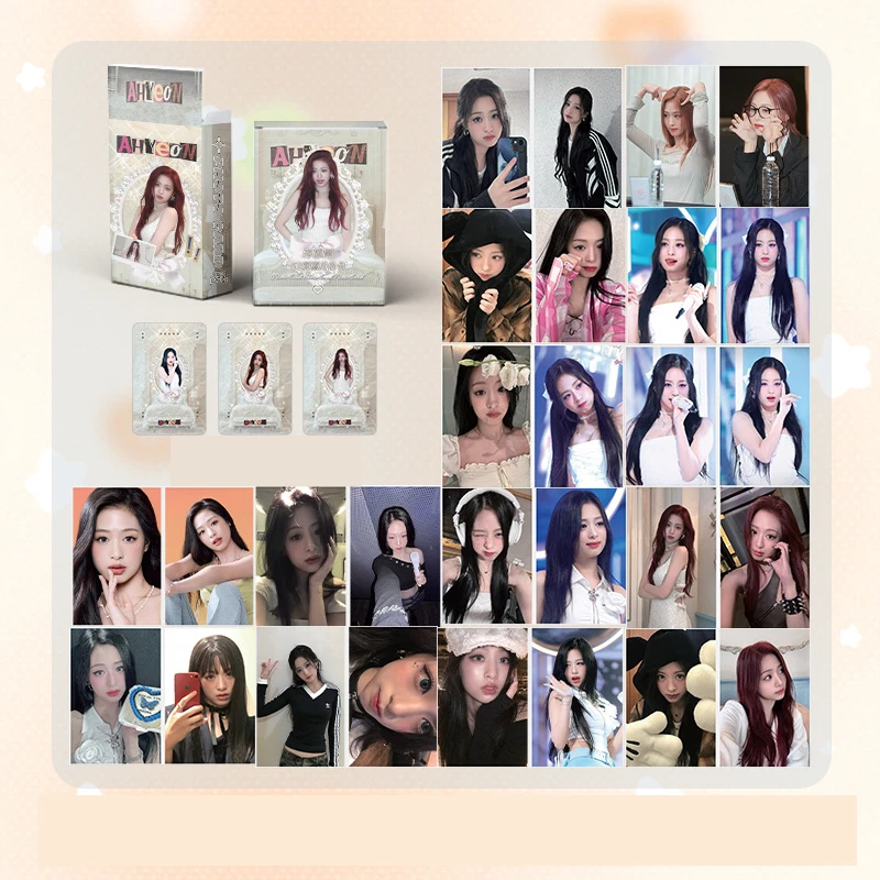 50Pcs/Set KPOP BABYMONSTER Album Photocard Boxed Postcard Pharita Chiquita RUKA Ahyeon Asa Personal Lomo Cards Fans Collection