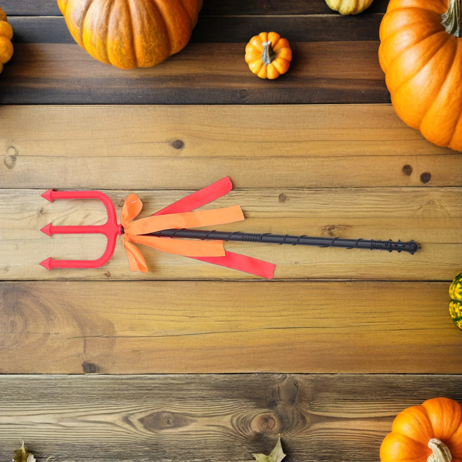 

2Pcs Halloween Trident King Costume Accessory Plastic Devil Pitch Fork Prop Cosplay Party Decoration Trident Costume