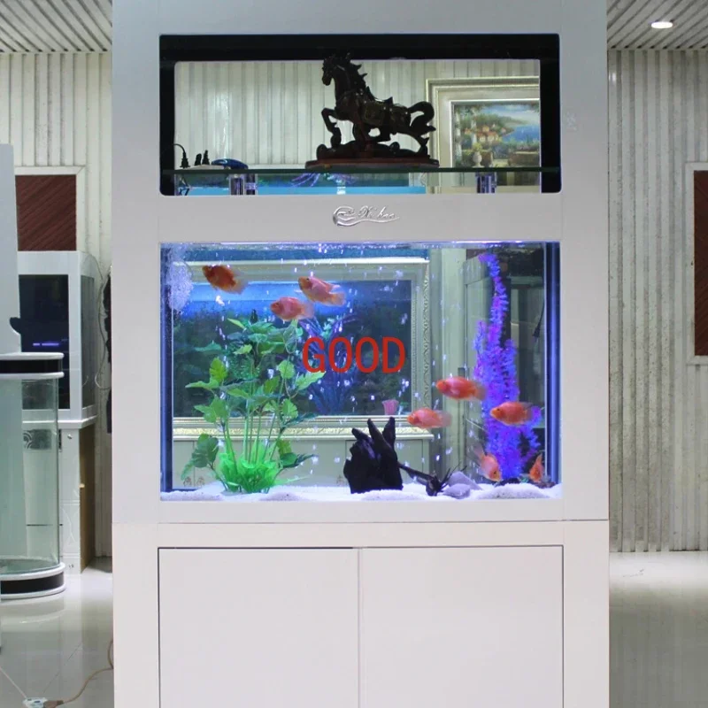 

Creative Glass Household Medium Large Partition Screens Aquarium Bottom Filter