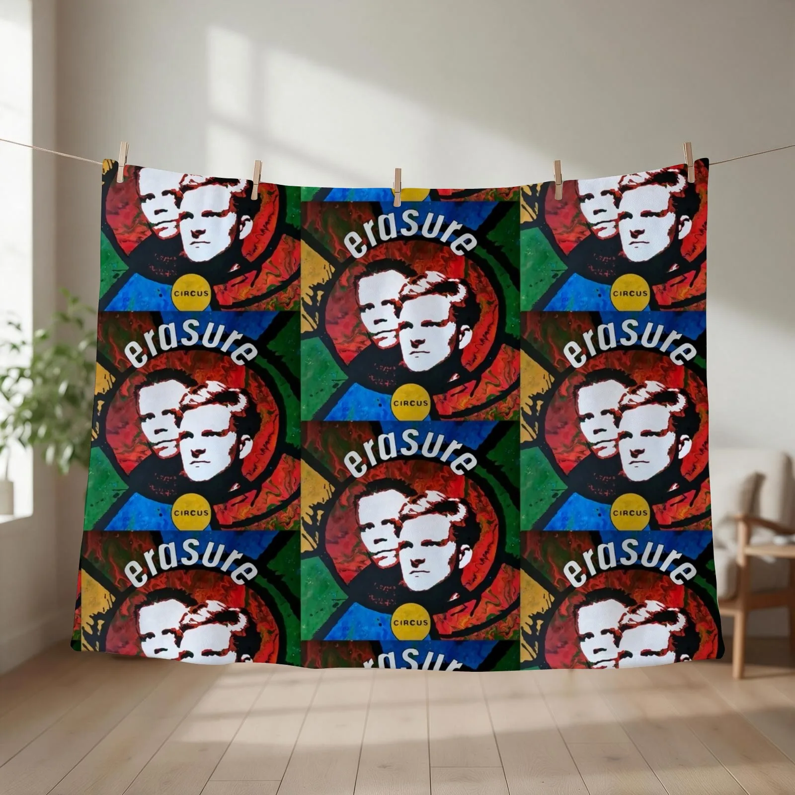 Erasure Throw Blanket couch cozy soft plush fuzzy picnic outdoor blanket