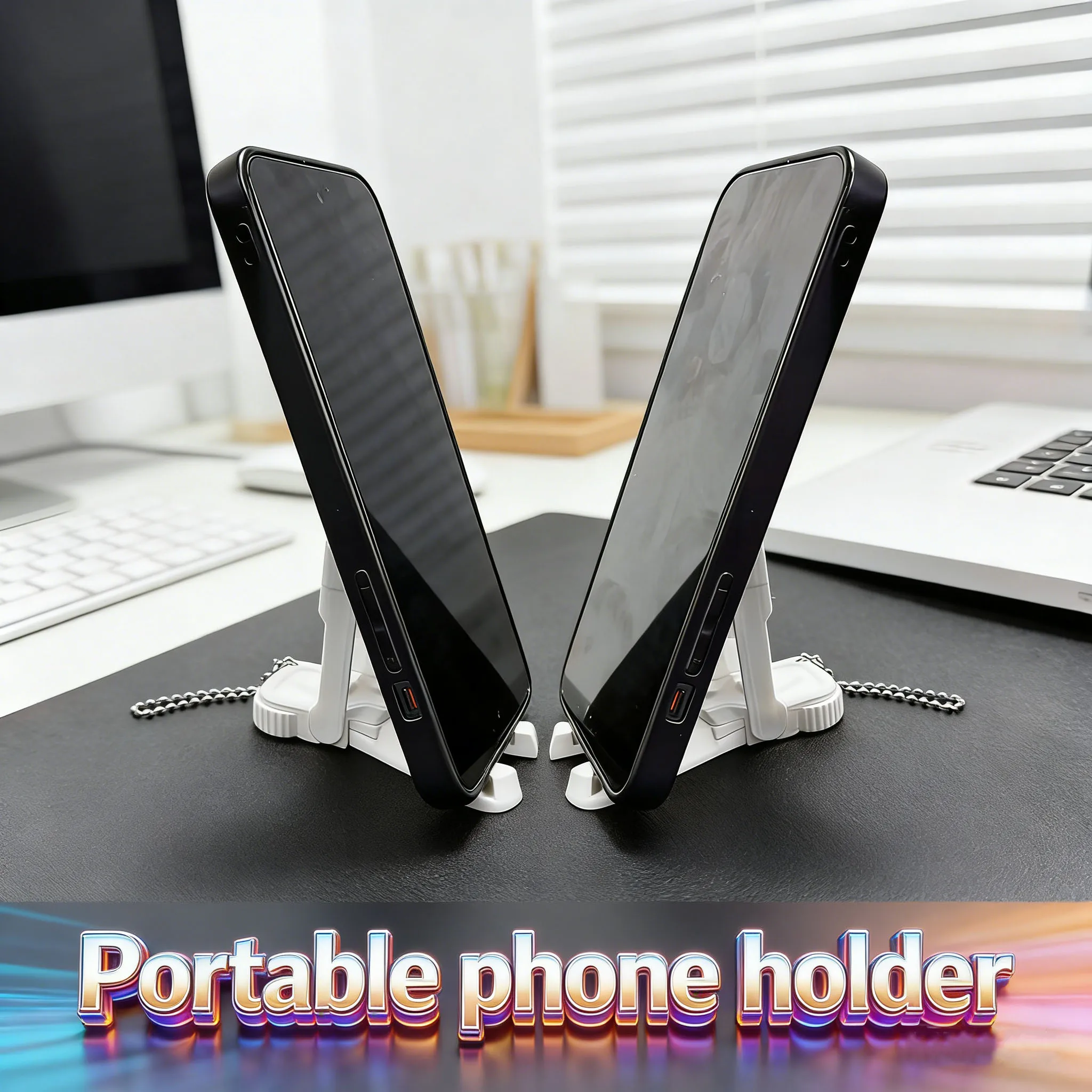 

3D-печатный держатель для телефона из PLA-материала, трехмерный, деформируемый, антистресс, маленький кулон-украшение