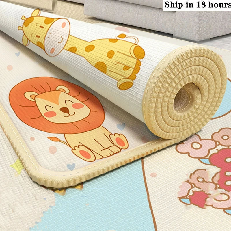 

200cm *180cm EPE Baby Play Mat for Children Large Size Rug Playmat Developing Mat Room Crawling Pad Folding Mat Baby Carpet Rugs