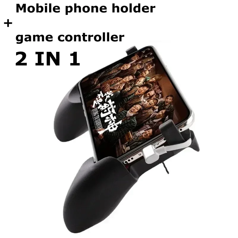 S-01 وحدة تحكم ألعاب الهاتف المحمول لـ PUBG Aim Shooting Gamepad عصا التحكم لهاتف IPhone Xiaomi Shooter Game Grip Aux Button مقبض