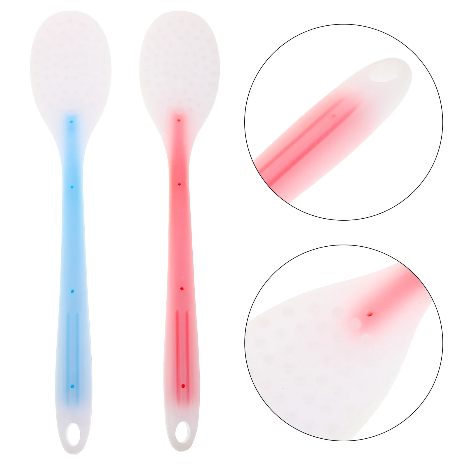 

2pcs Back Stick Portable Silicone Massage Pat Muscle Relaxer Tool Neck Shoulder Leg Meridian Tapping Body Meridian Scraper
